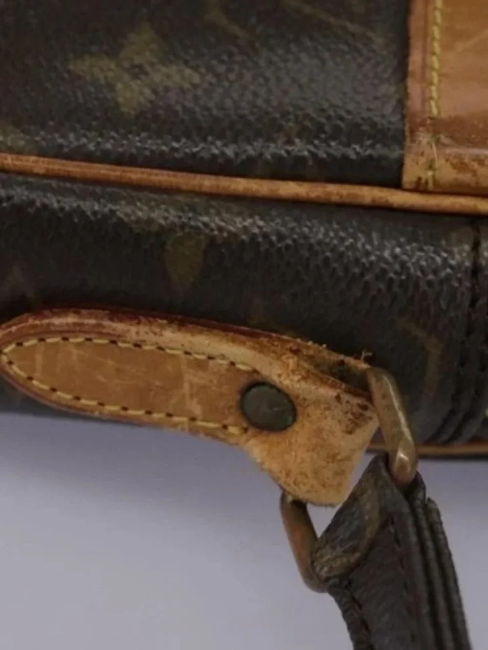 LOUIS VUITTON Monogram Danube Shoulder Bag M45266 LV Auth ar13045